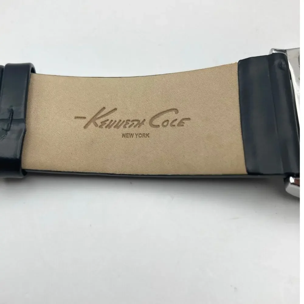 Kenneth Cole New York KC1239 Men's Watch 36mm - New Battery - WR Adjustable Date